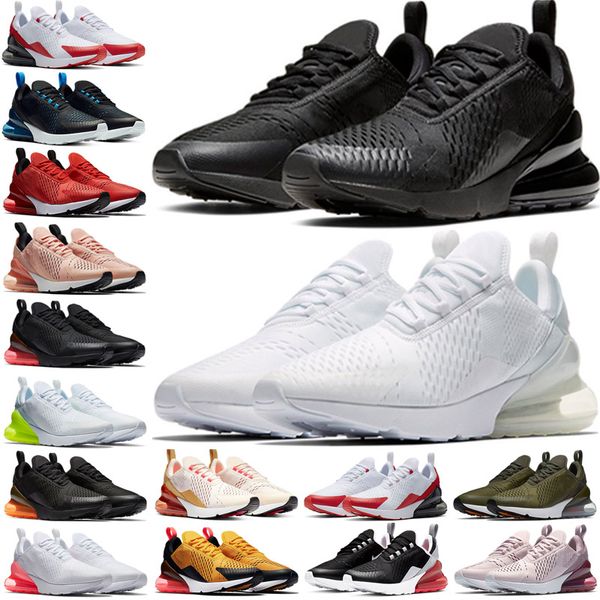 

designer 270 running shoes sneakers for men 27c triple white black volt usa be ture cactus barely rose light bone anthracite men women train, Black;pink
