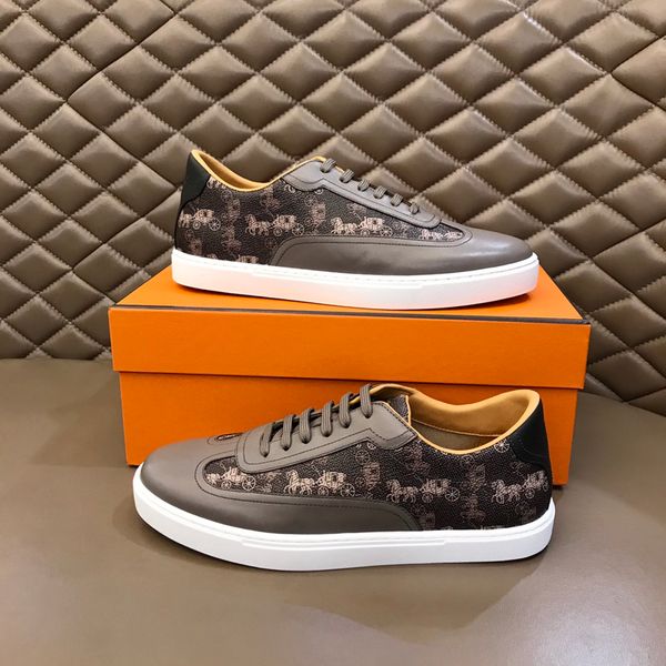 

fashion famous dress shoes men running sneakers italy luxury elastic band low thick bottom graffiti leather designer fitness casual sports s, Black