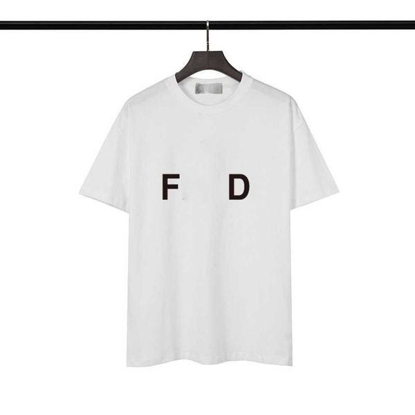 

mens t shirt designer men womens shirts fashion tshirt with letters official spring summer short sleeve man tee woman clothing fendy t shirt, White