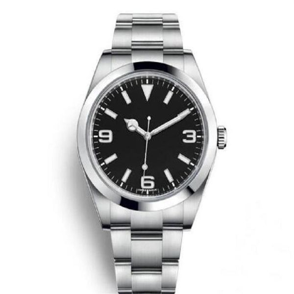 

luxury menes watch exp air king series 116900 216570 black 40mm dial automatic mechanical movement 316 steel bran designer wat2550, Slivery;brown