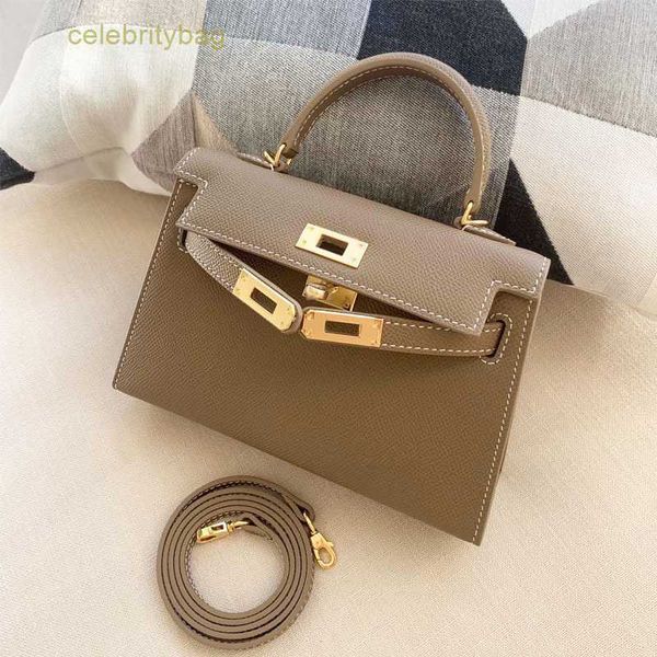 

designer kelys handbags hemrres texture cowhide palm high print mini second generation women's cross grain body shoulder hand 1 has log
