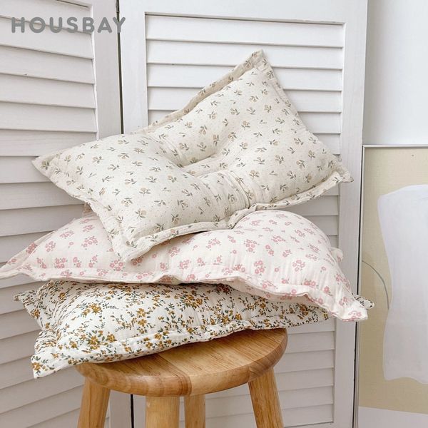 

pillows baby pillow gauze soft comforter cushion head protector daisy pattern breathable infant bedding kids room decoration 230407