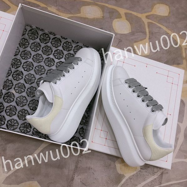 

2023 new luxury casual men women fashion shoes lace-up flat platform designer sneaker black genuine leather air cushion sneake
