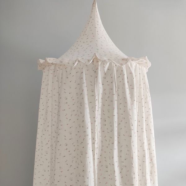 

crib netting oekotex certificated 100 premium muslin cotton bed baldachin hanging canopy for baby kids room 230407