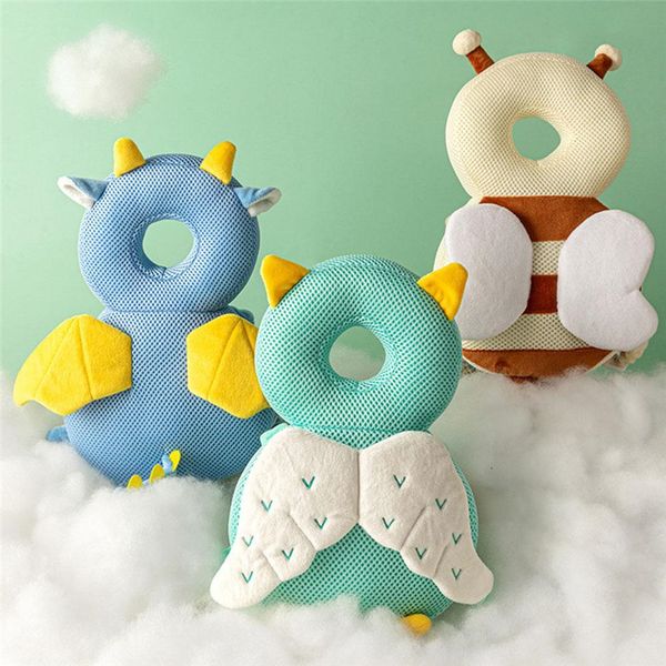 

pillows baby head protection pillow soft pp cotton toddler children protective cushion cartoon infant antifall safe care 230407