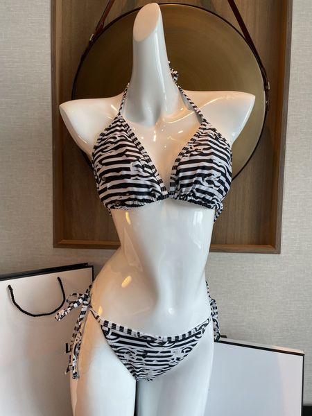 

designer bikini popular bikini brand pattern women's swimwear, White;black