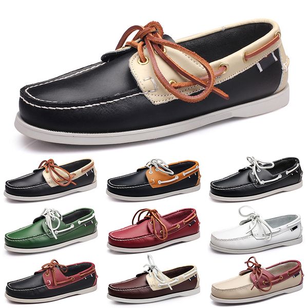 

casual shoes men black leisure silvers taupe dlives browns grey red green walking lows soft multi leather mens sneaker outdoor trainer
