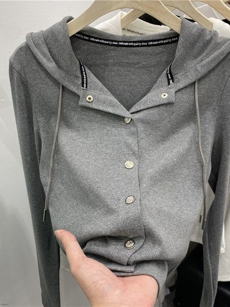 

women s t shirt hooded summer women t shirt girls woman clothes cotton tshirt female long sleeve spring cardigan oversize white 230408