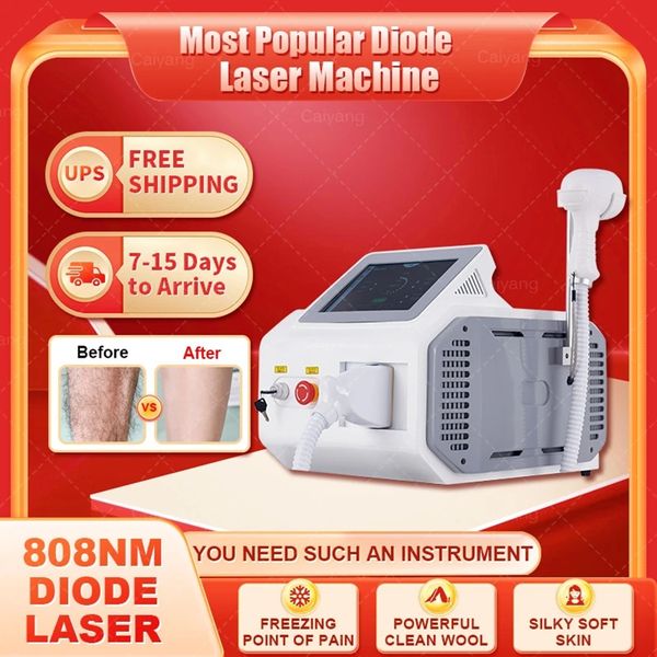 

2023 new laser machine 3 wavelength 808nm diode 755nm 808nm 1064nm l-aser 808nm l-aser hair removal machine use beauty salon, Black