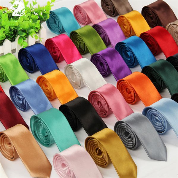 

home polyester silk ties slolid color satin plain neckties party wedding ties for men 24colors fashion necktie sufficient stock c003, Blue;purple