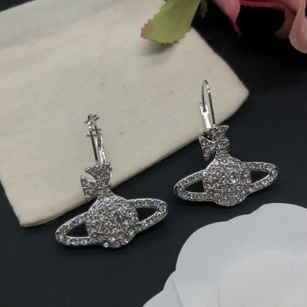 

designer brand stud earrings luxury women fashion jewelry saturn earing metal pearl earring cjeweler woman orecchini 45asdssa23, Golden;silver