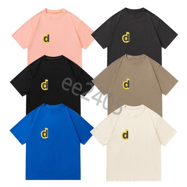 

2023 mens designers t shirt man dree womens tshirt with letters print short sleeves house summer shirts men loose tees size s-2xl, White;black