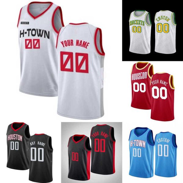 

mens womens youth houston''rockets''custom 20 bruno fernando 0 tyty''washington jr. 5 darius days 12 trevor hu, Black;red