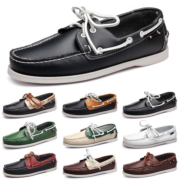 

casual shoes men black leisure silvers taupes dlives brown grey reds green walking low soft multi leather mens sneaker outdoor trainer