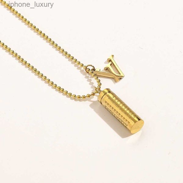 

fashion womens luxury design necklace choker chain 18k gold plated stainless steel necklaces pendant statement wedding jewelry accessories, Silver