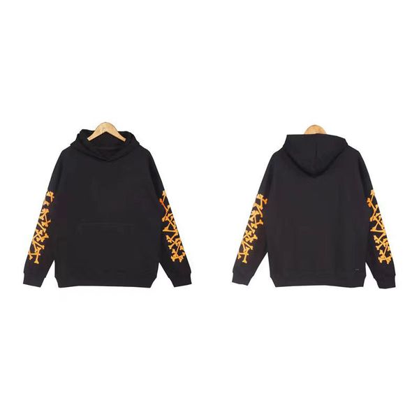 

hoodie spring and autumn pure cotton men's casual simple printing style 74sr, Black