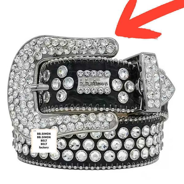 

with boxdesigner bb simon belts for men women shiny diamond belt black on black blue white multicolour with bling rhinestones as gift33221, Silver