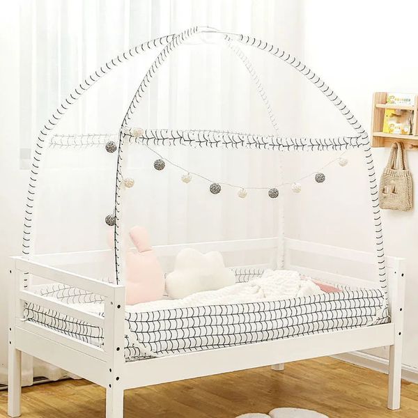 

crib netting summer children's bed mosquito net cartoon baby crib fullcoverage universal foldable yurt antifall 230407
