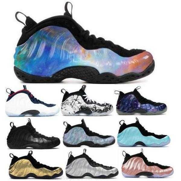 

penny hardaway men basketball shoes foam 1 one pro big bang island green galaxy floral metallic gold white 2023 designer trainers sneakers