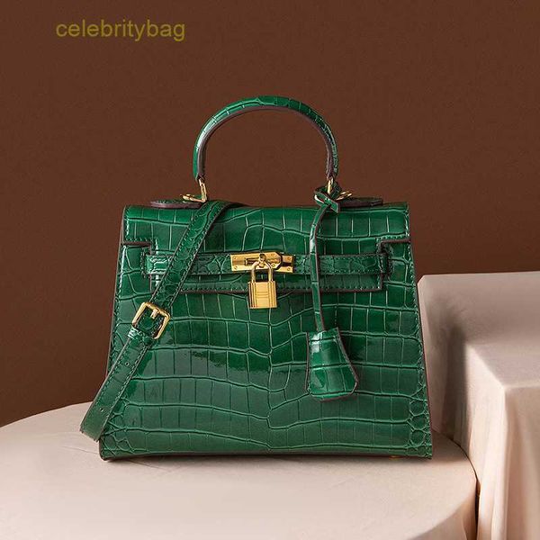 

designer kellies handbags hemres leather bag genuine mini new fashion high class small versatile one shoulder oblique straddle handbag women