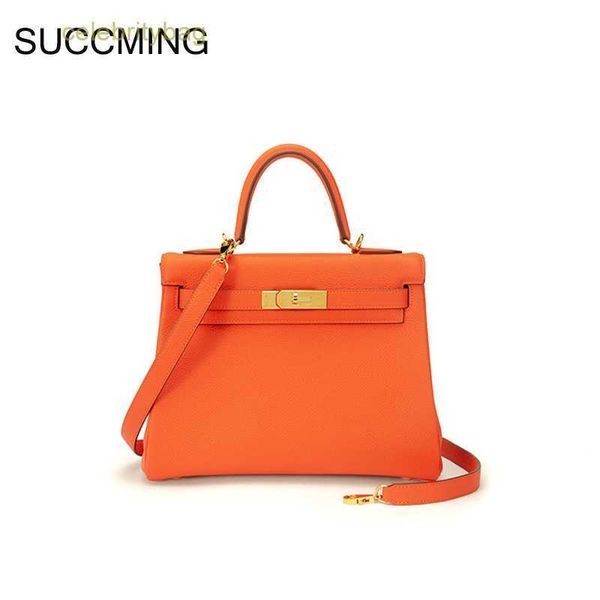 

designer kellies handbags hemres second family generation h's leather layer cowhide lychee pattern women's one shoulder cross body