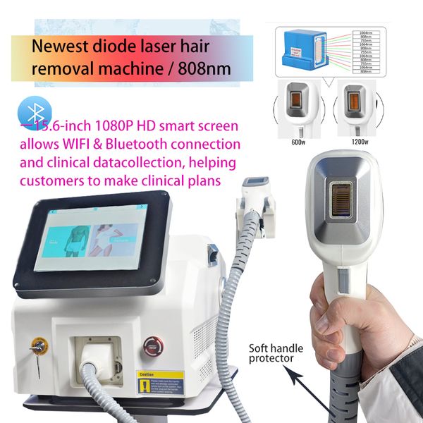 

home beauty instrument laser depilacion diodo painless permanent hair removal machine 3 wavelength 755nm 808nm 1064nm machine