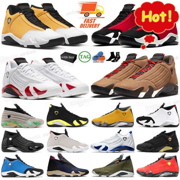 

14s basketball shoes men jumpman 14 ginger candy cane winterized gym red blue desert sand defining moments hyper royal retro mens trainers s