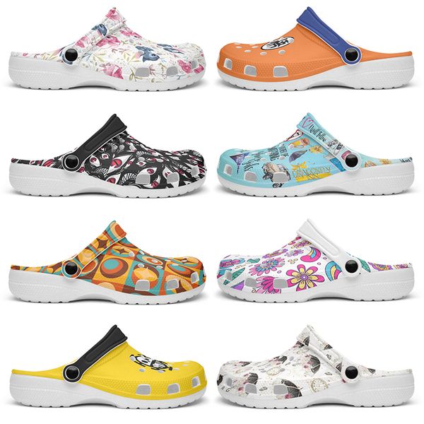 

Customized Glossy exquisite clean fashion beautiful Diy shoes for men and women's indoor slippers 96512