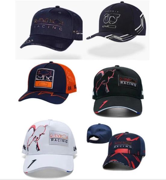 

2023f1 racing cap, men's and women's embroidered logo fashion sun hat, outdoor baseball cap