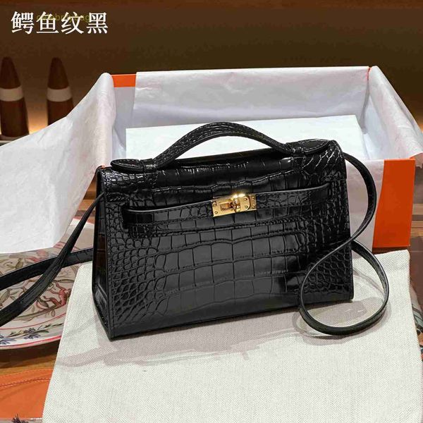 

designer kellies handbags hemres generation palm pattern real leather bag new handheld crossbody small square internet red same texture wome