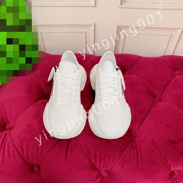 

2023 fashion shoes designer sneaker platform luxury chunky shoe women men breathable walking sneakers rubber soft leather black
