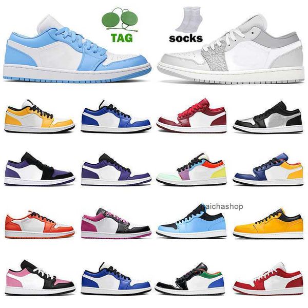 

jorden jordon 1 womens mens jumpman 1s low basketball shoes white orange smoke grey university blue unc midnight magenta off royal toe