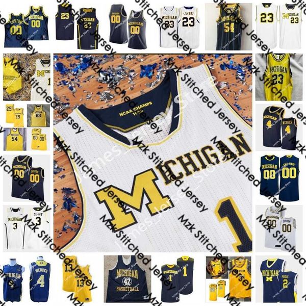 

custom ncaa michigan wolverines stitched basketball jersey 9 dylan stanton 10 cody hultink 12 riley bertram 13 joe longo 14 avery goldensoph, Black