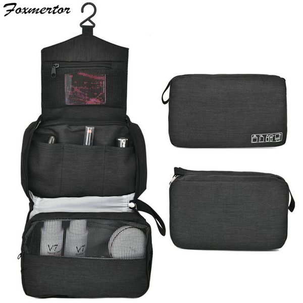 

cosmetic bags cases hanging travel toiletry for men and women makeup beautician folding bathroom shower organizer toilettas 230407