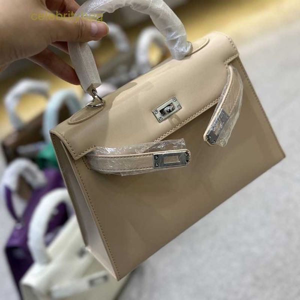 

designer kelys handbags hemrres leather 2023 new box treasurer qianjin women's bag handheld one shoulder crossbody soft has logo vjl1