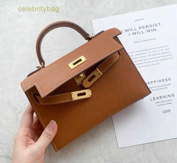 

designer kelys handbags hemrres second generation mini cowhide leather small one shoulder messenger classic women's versatile has logo