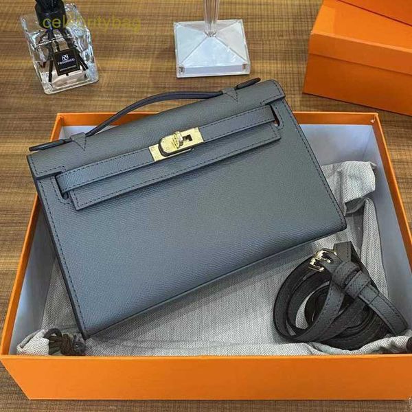 

designer kellies handbags hemres upgraded generation mini autumn winter one shoulder bag hand palmprint advanced feel epsom genuine leather