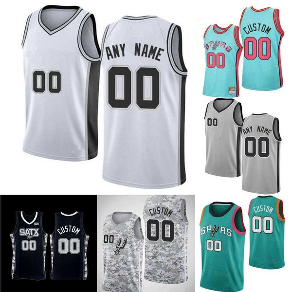 

men women youth san antonio''spurs''custom 31 keita bates-diop 33 tre jones 23 zach collins 18 isaiah roby 11 joshua pri, Black;red