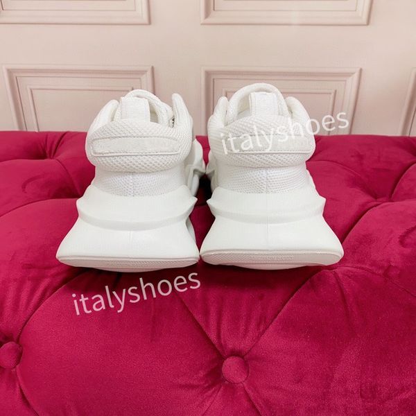 

new men fashion designer sneaker casual shoes leather sneakers embroidered stripes white shoe flat platform walking sports trainers2023, Black