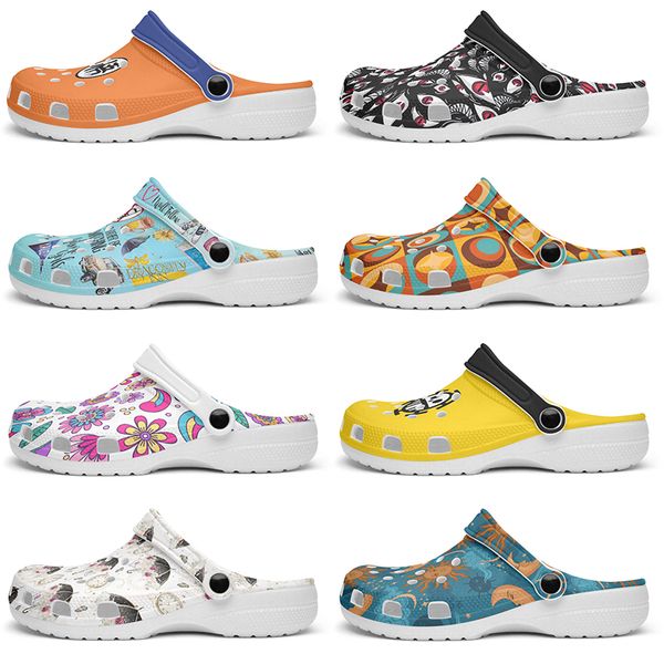 

Customized Glossy exquisite clean comfortable beautiful Diy shoes for men and women's indoor slippers 91563