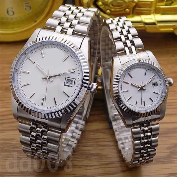 

mens watch delicate designer watches 28mm 36mm/41mm stainless steel montre homme valentine s day gift simplicity movement watch datejust sb0, Slivery;brown