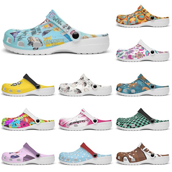 

Customized Glossy lovely comfortable beautiful Diy shoes for men and women's indoor slippers 91206