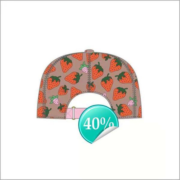 

2023yearh quality strawberry baseball caps man's cotton cactus classic letter Ball caps summer women sun hats outdoor adjustable Snapback Cap girl's cute visor111