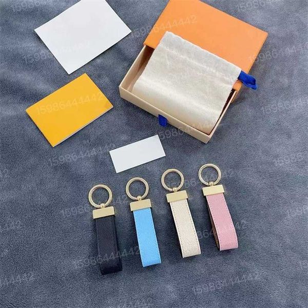 

fashion designer gradient embossed key chain leather antique key chain pendant keychains, Slivery;golden
