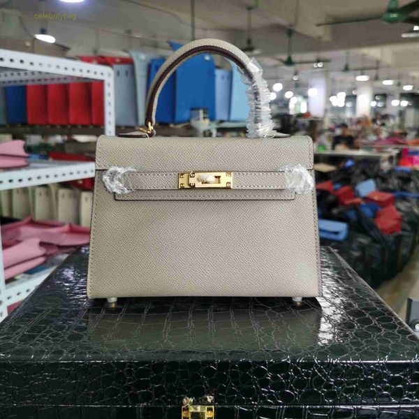 

designer kelys handbags hemrres genuine new palmprint k19 2023 leather women's bag palm pattern second generation mini k19cm has logo u