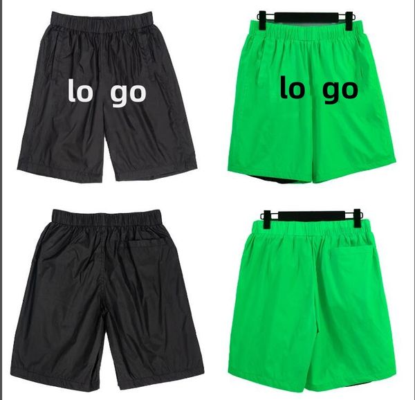 

brand angeles large monogrammed shorts men's shorts, White;black