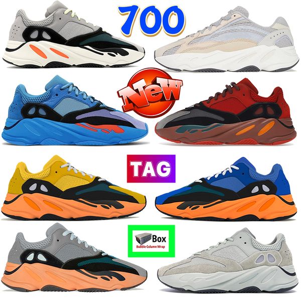 

700 running shoes with box designer v2 mens sneakers women v1 og solid grey analog sun enflame amber salt wash orange hi-res red blue cream