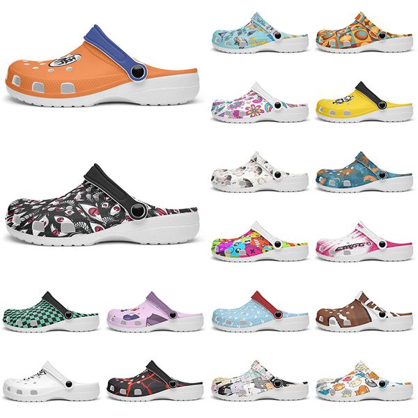 

Customized Glossy exquisite clean fashion beautiful Diy shoes for men and women's indoor slippers 91999