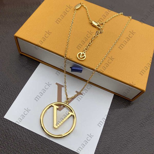 

pendant necklaces designer gold necklace classics that never go out of style necklaces fashion letter design for man woman 3 styles m230408, Silver