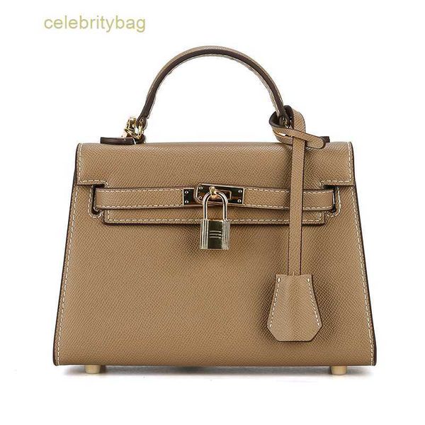 

designer kelliess handbags hemres elegant and solid color versatile small lock handheld bag 2023 selling belt decoration one shoulder has lo